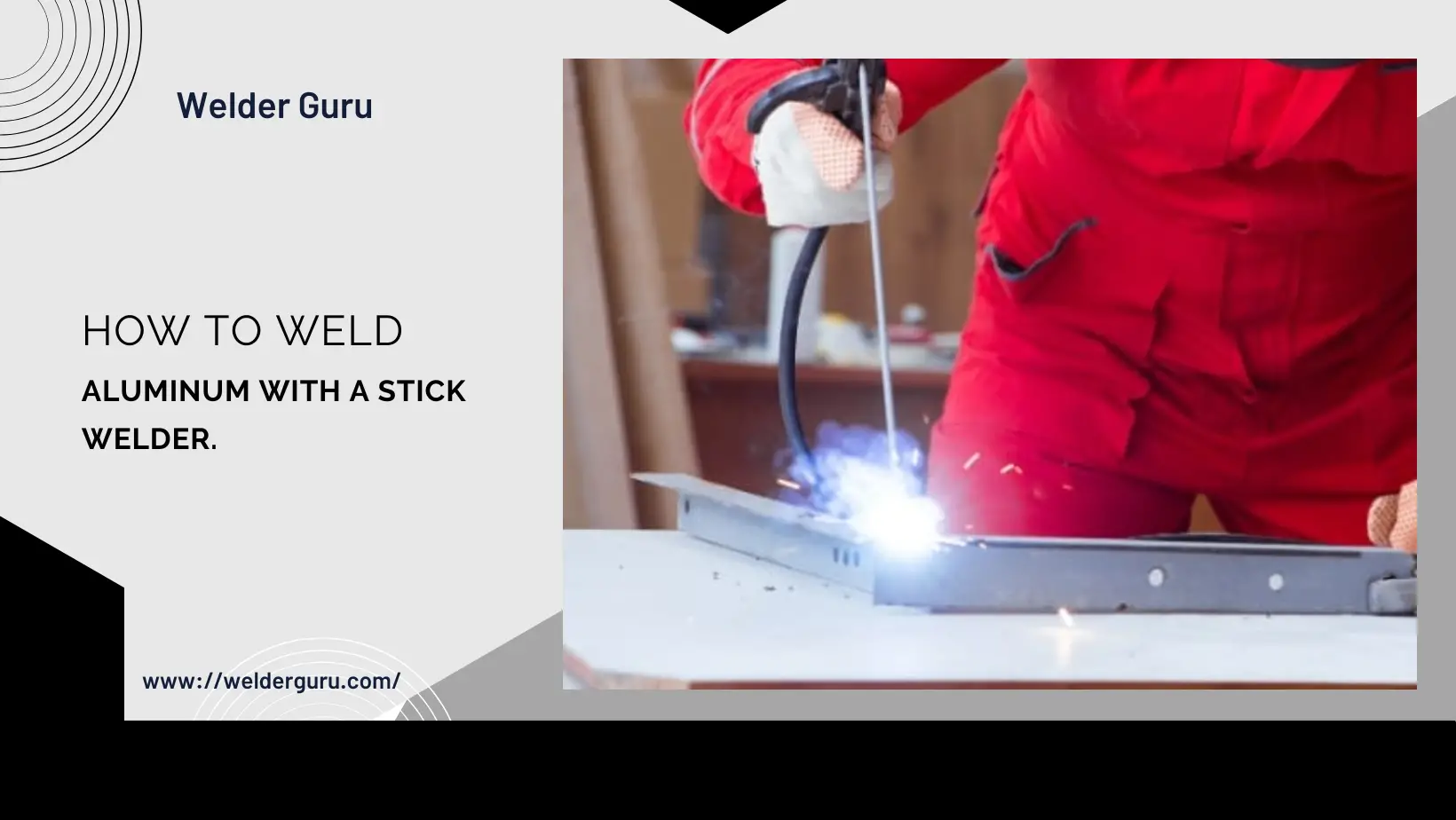 How to weld aluminum with a stick welder.