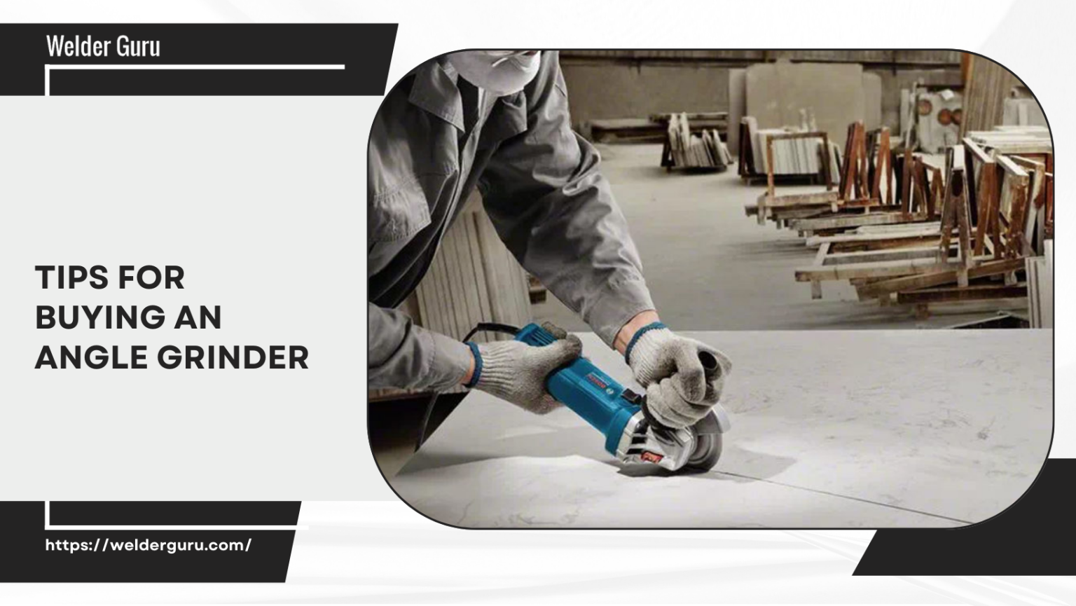 How to use an angle grinder for cutting metal.