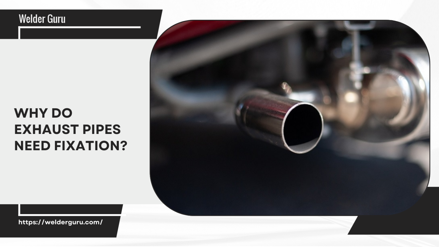 How to fix the exhaust pipe without welding?